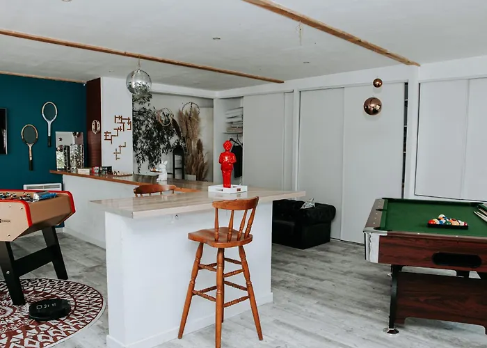 La ô Bois - Billard&baby-foot - Face à La Forêt Villa Séméac